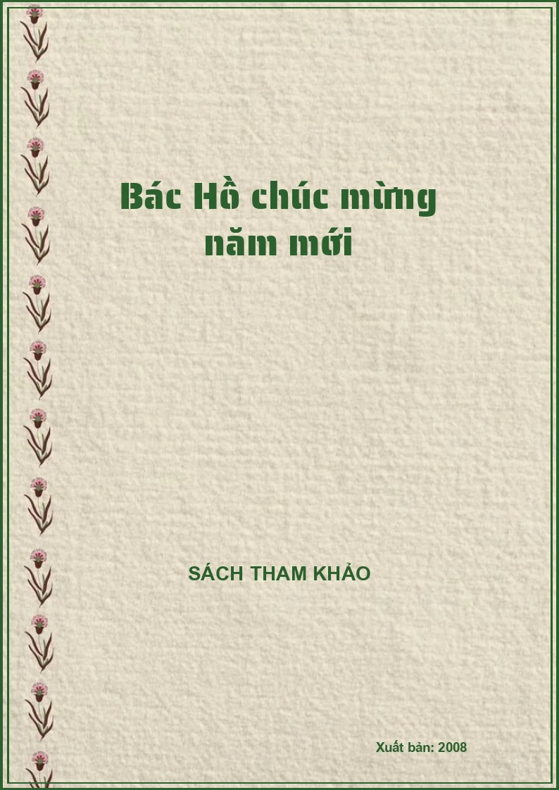 Bác Hồ chúc mừng năm mới