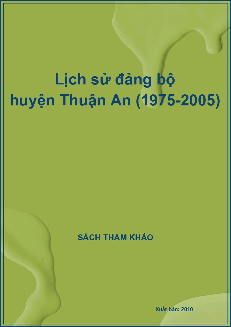 Lịch sử đảng bộ huyện Thuận An (1975-2005)