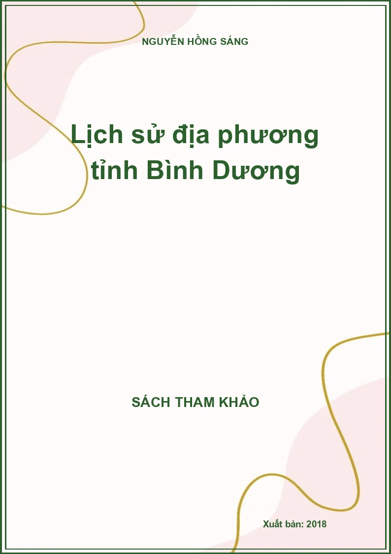 Lịch sử địa phương tỉnh Bình Dương