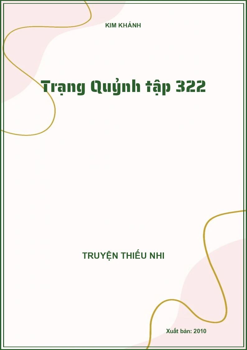 Trạng Quỷnh tập 322