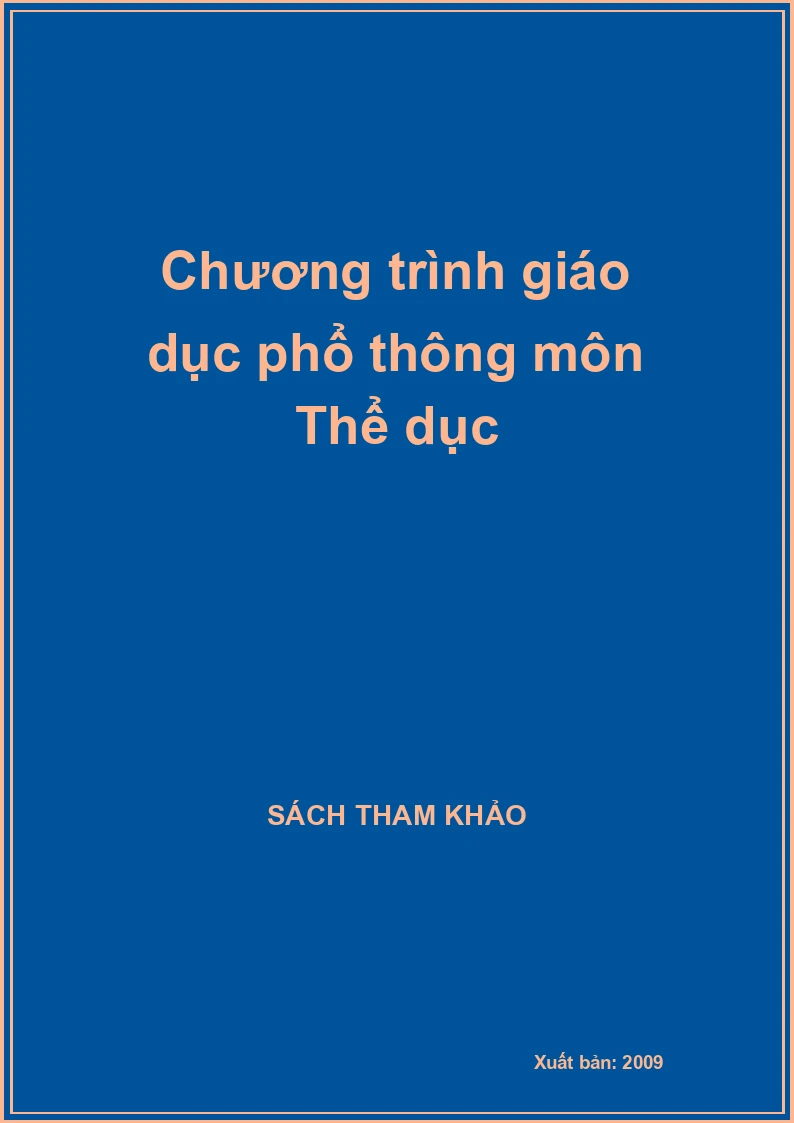 Chương trình giáo dục phổ thông môn Thể dục