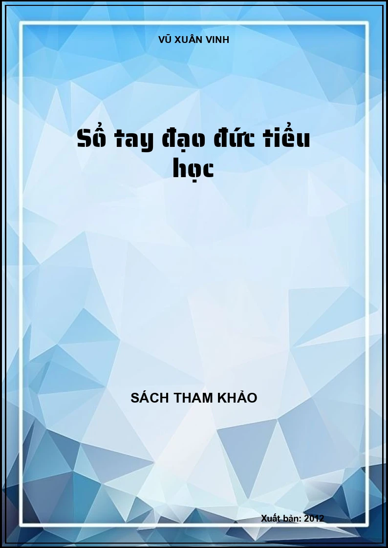 Sổ tay đạo đức tiểu học