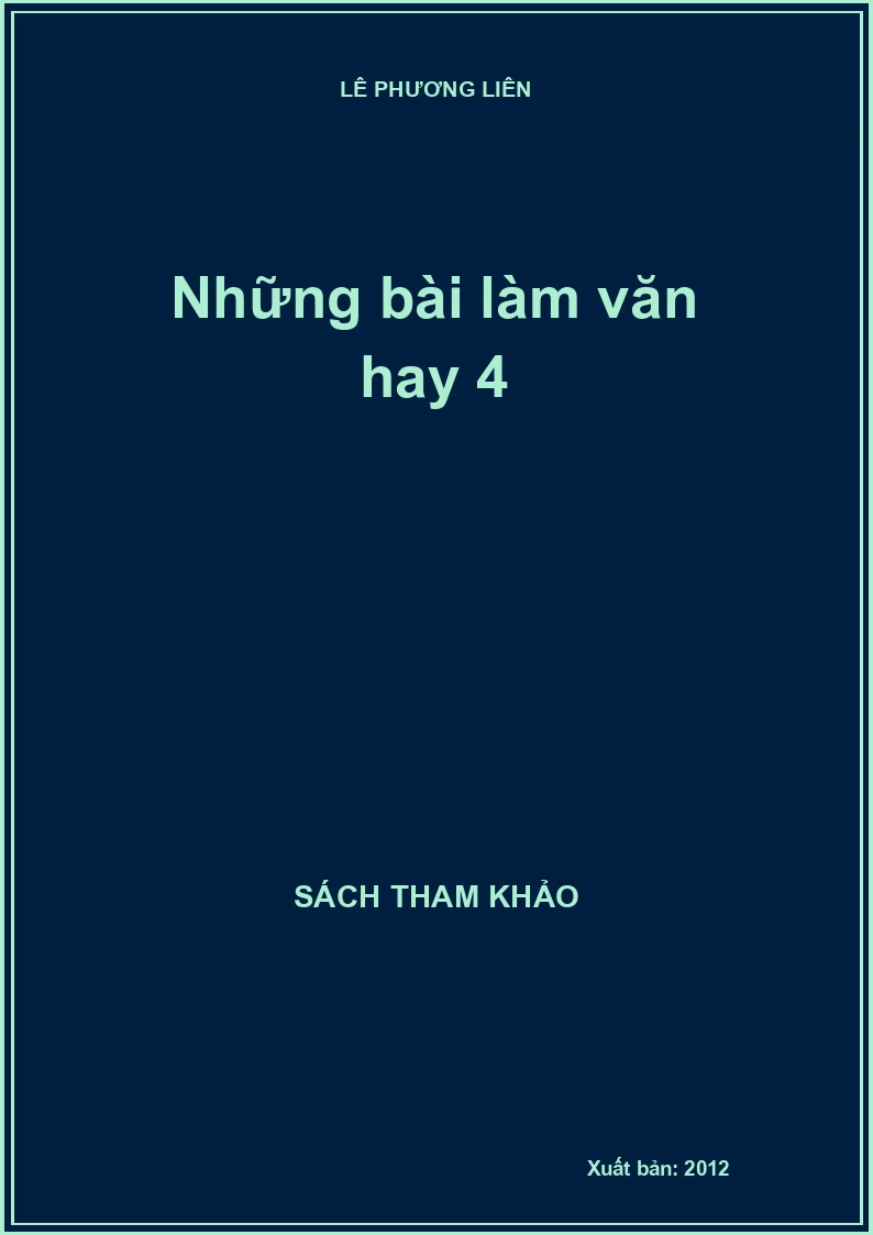 Những bài làm văn hay 4