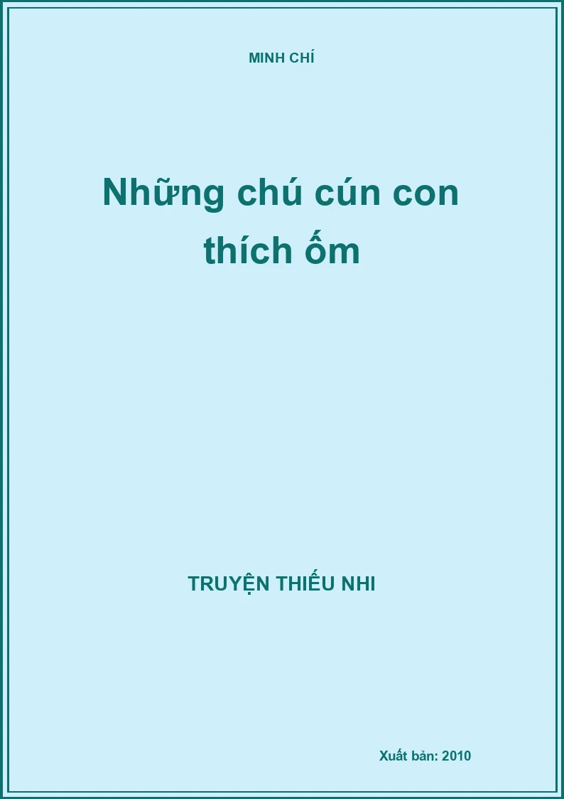 Những chú cún con thích ốm