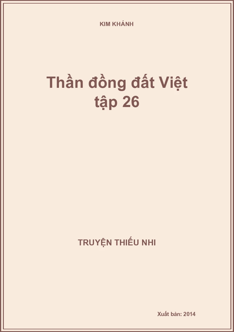Thần đồng đất Việt tập 26