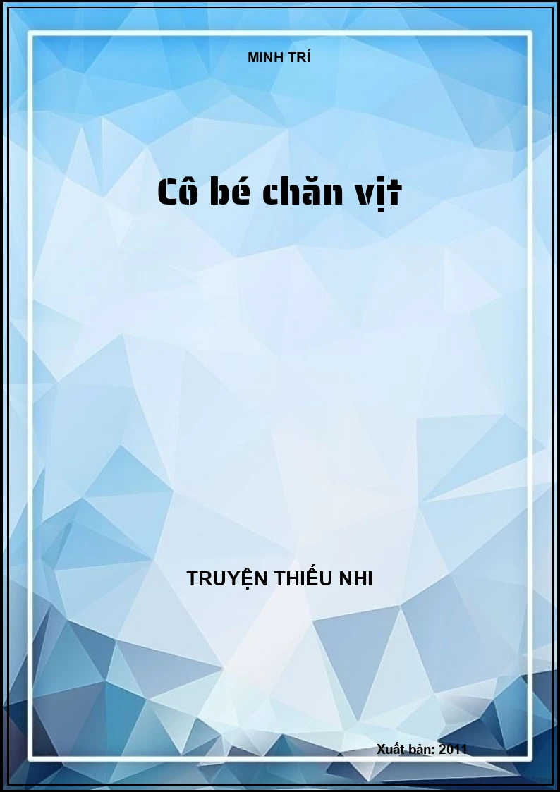 Cô bé chăn vịt