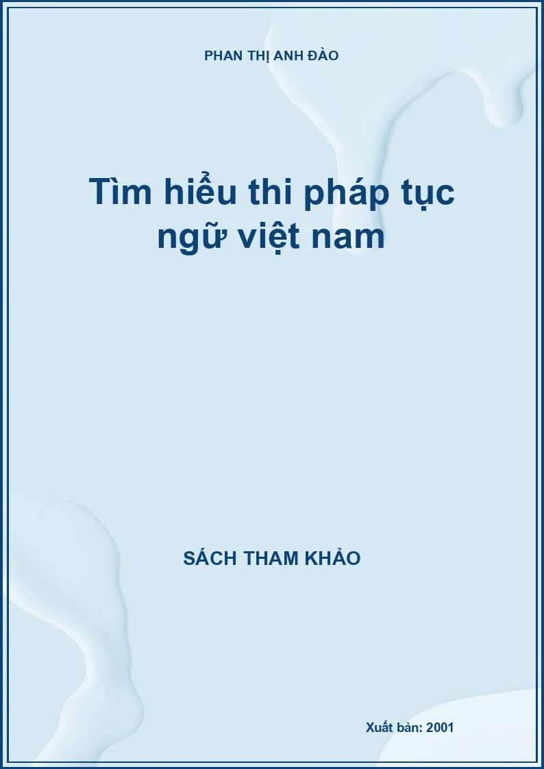 Tìm hiểu thi pháp tục ngữ việt nam