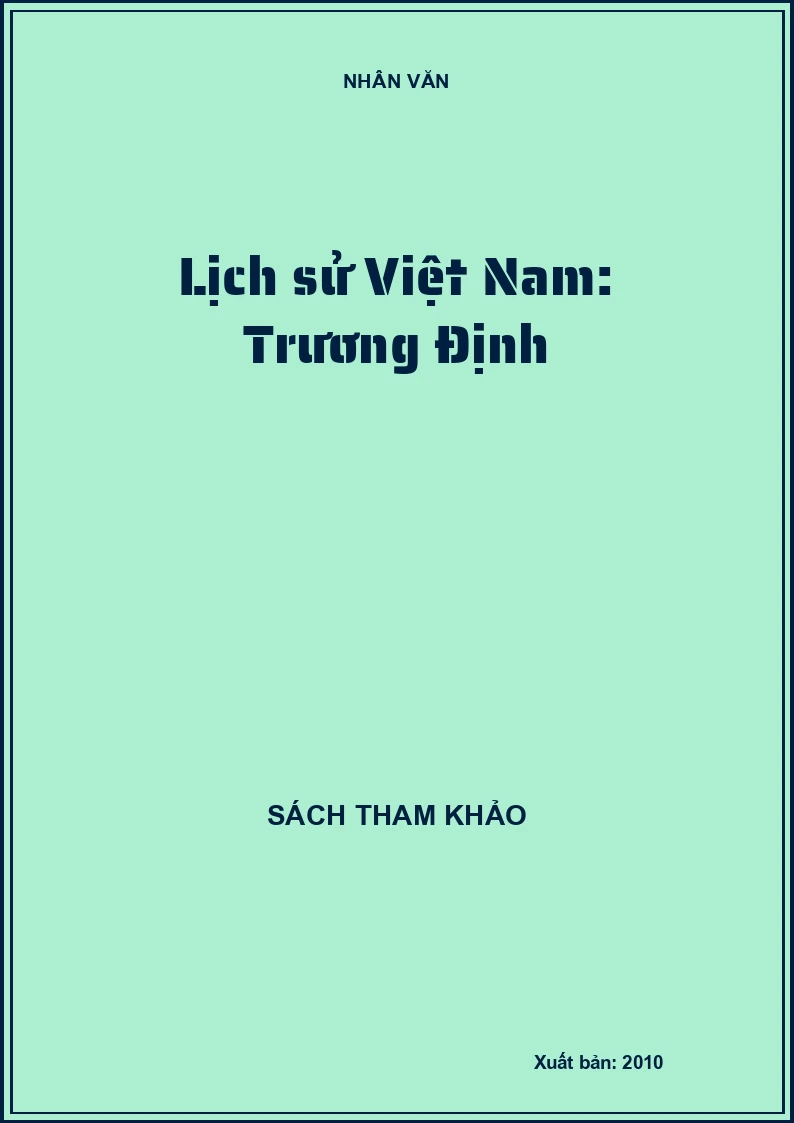 Lịch sử Việt Nam: Trương Định