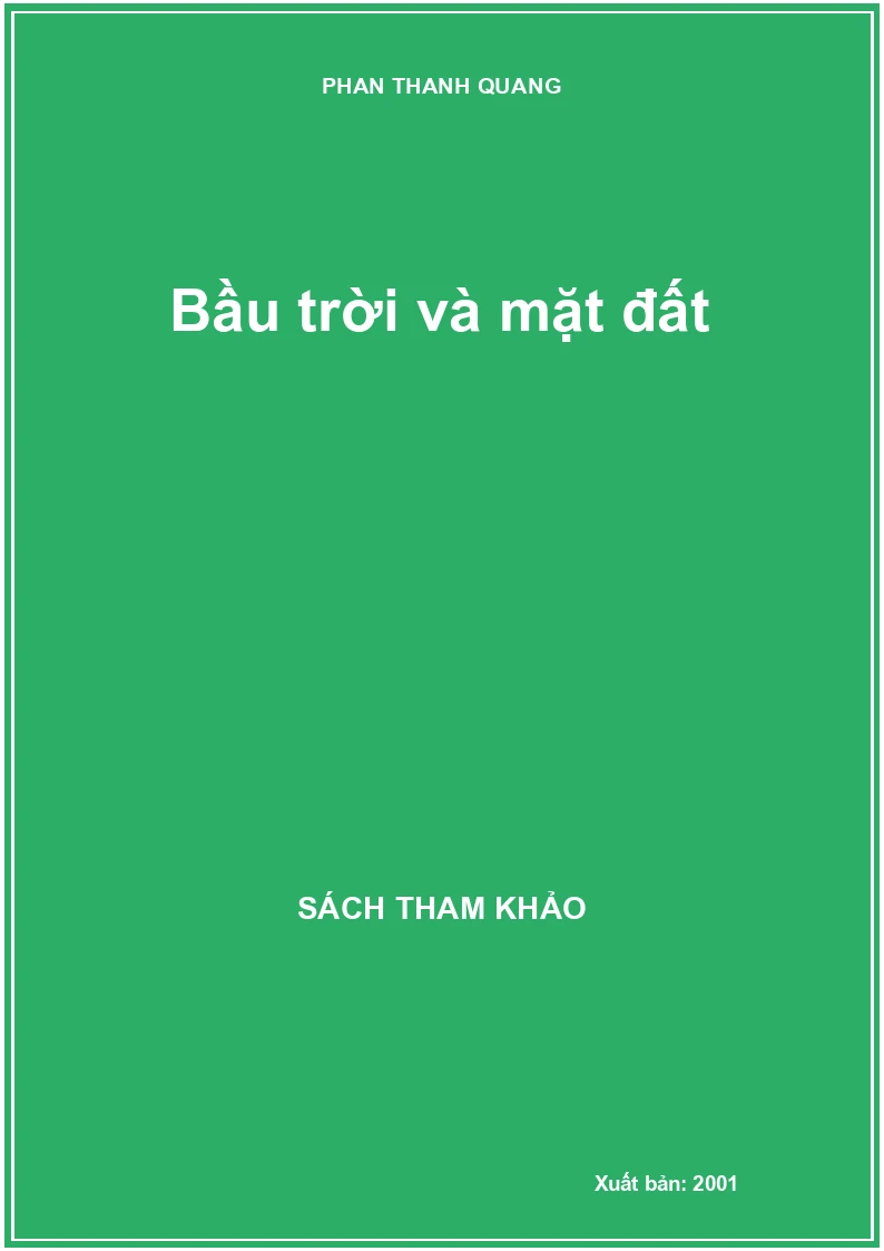 Bầu trời và mặt đất