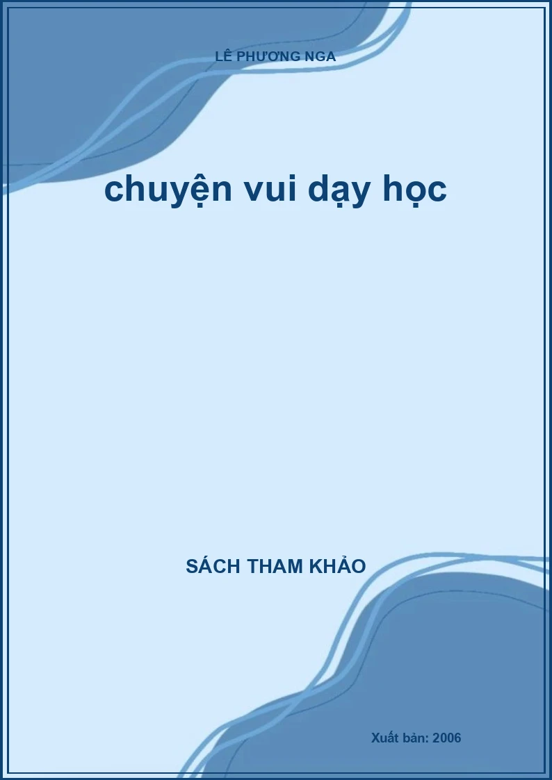 chuyện vui dạy học