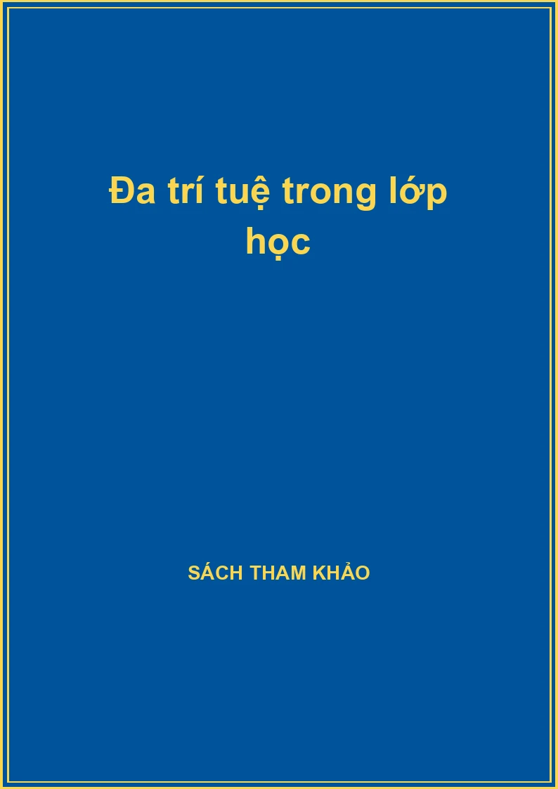 Đa trí tuệ trong lớp học
