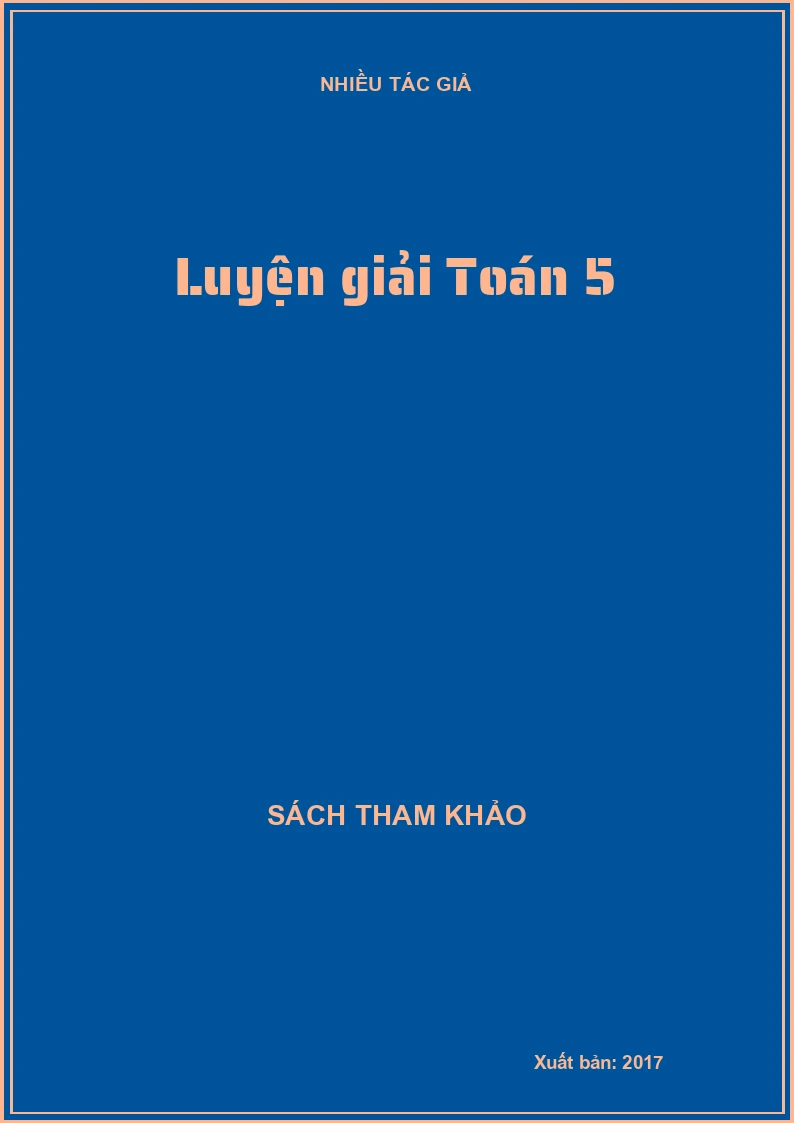 Luyện giải Toán 5