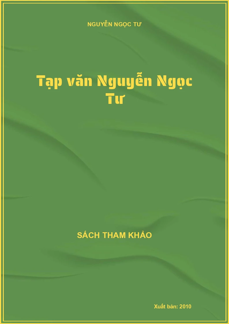Tạp văn Nguyễn Ngọc Tư