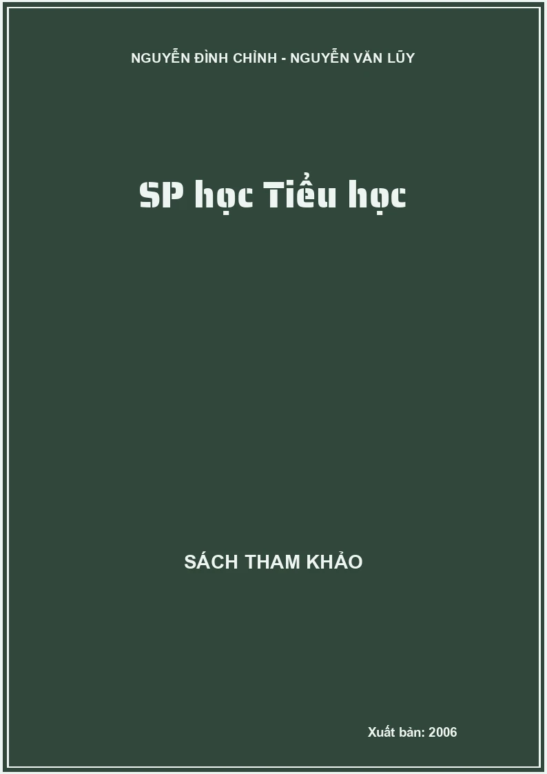 SP học Tiểu học