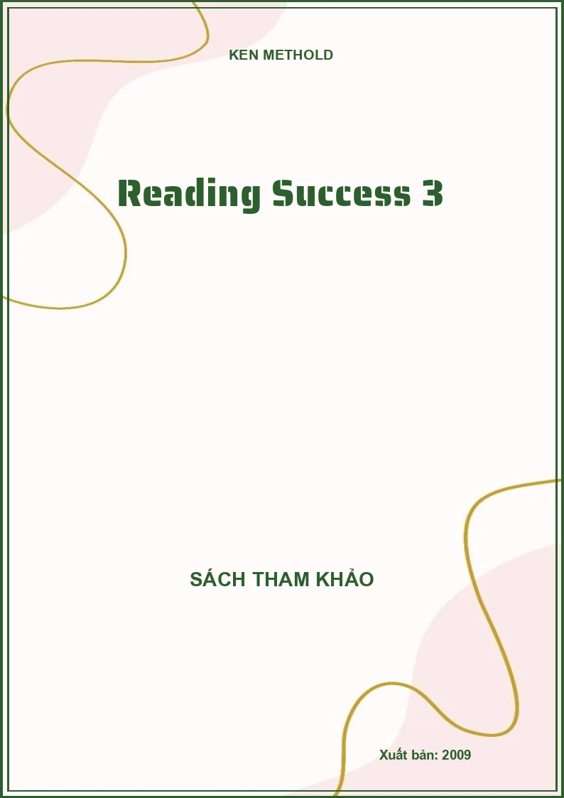 Reading Success 3