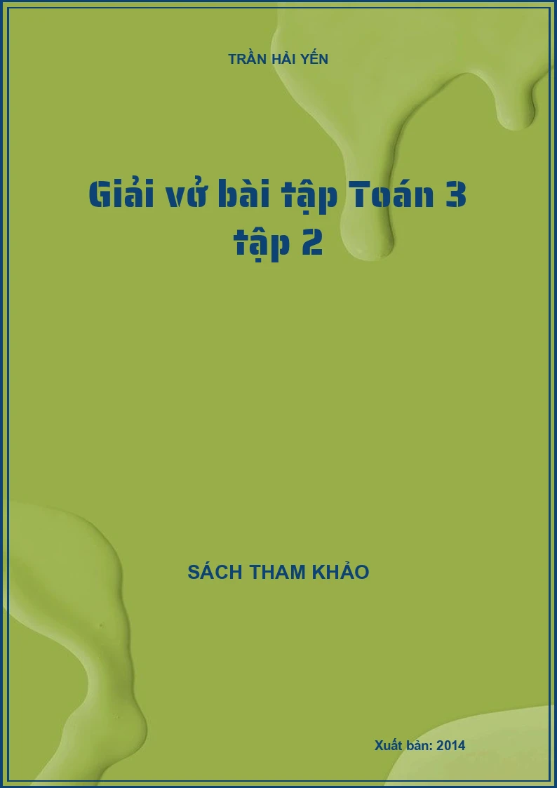 Giải vở bài tập Toán 3 tập 2