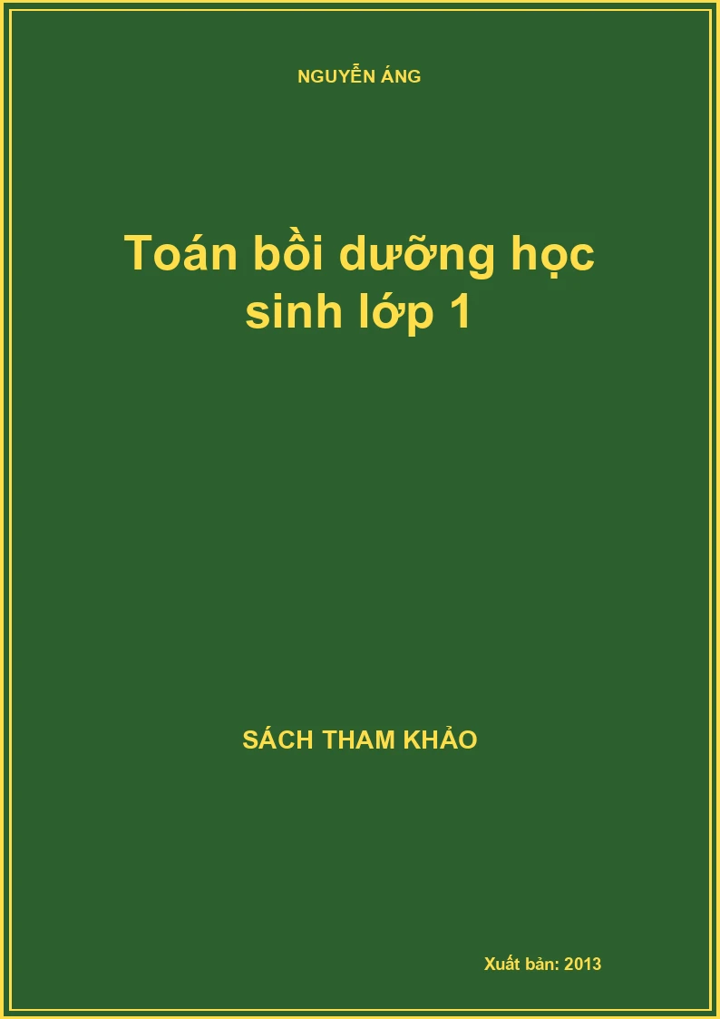 Toán bồi dưỡng học sinh lớp 1