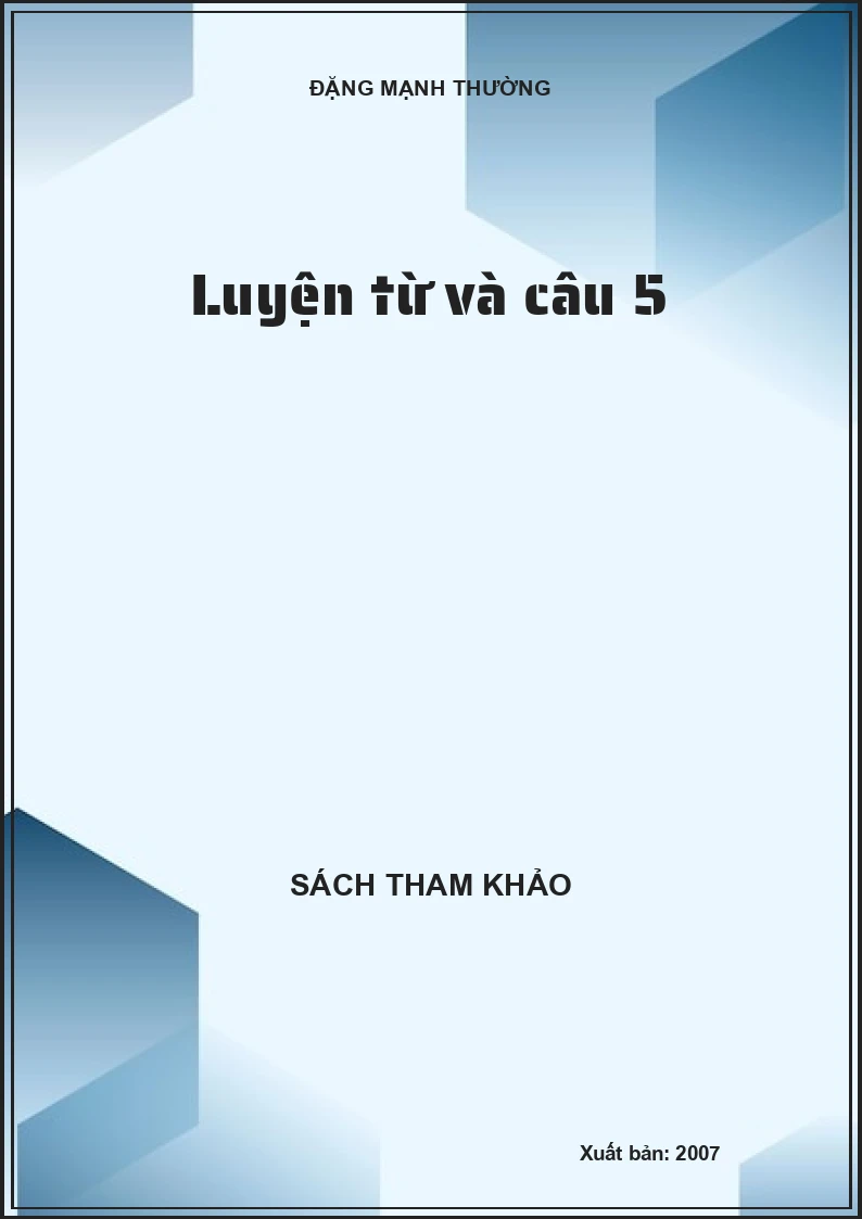 Luyện từ và câu 5