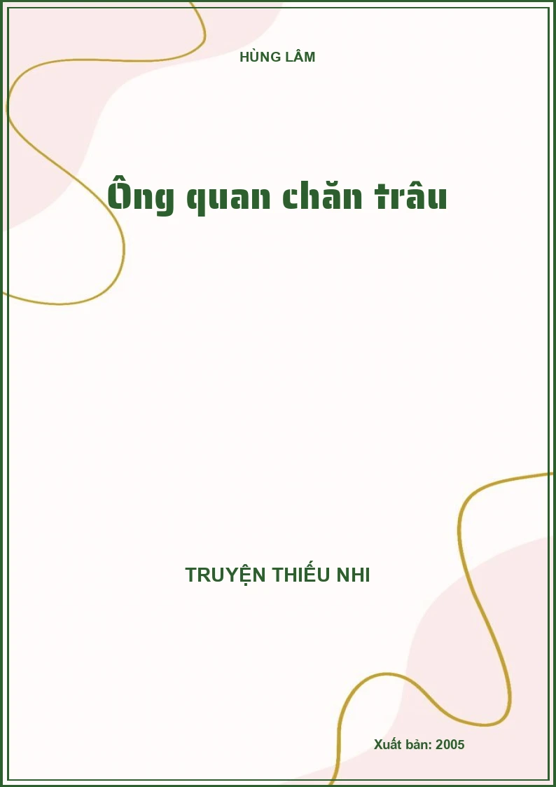 Ông quan chăn trâu