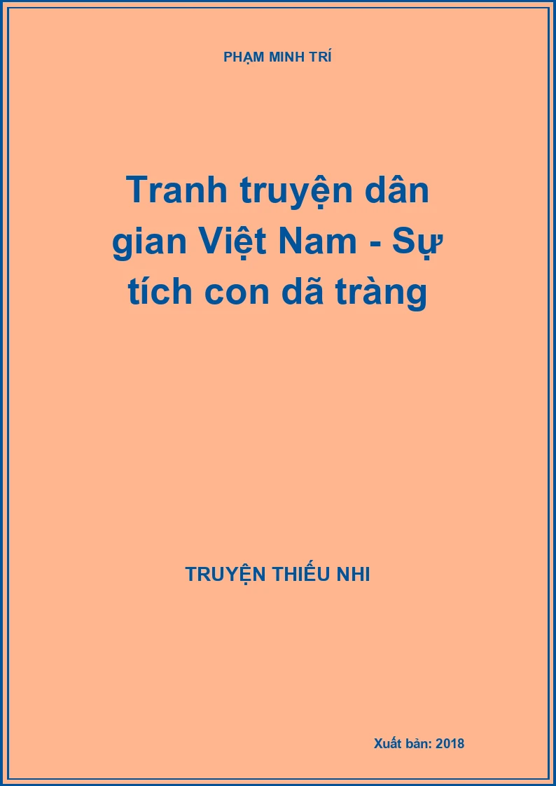 Tranh truyện dân gian Việt Nam - Sự tích con dã tràng