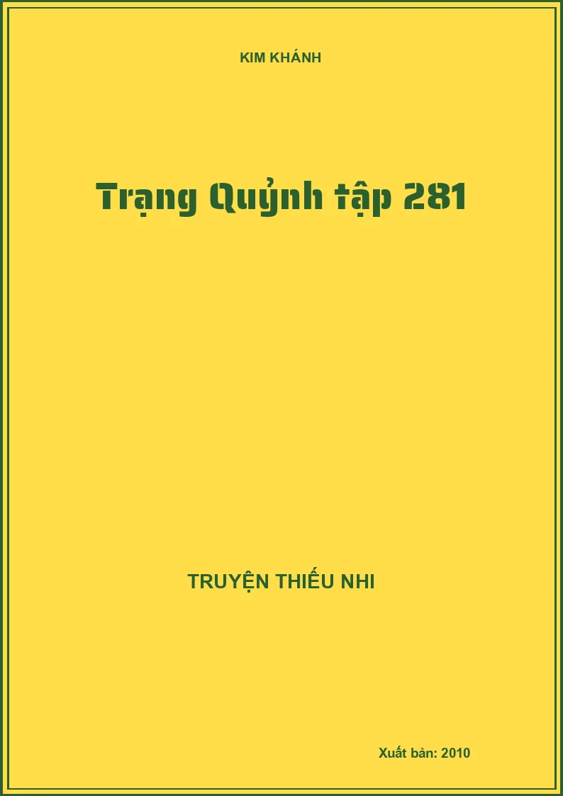 Trạng Quỷnh tập 281