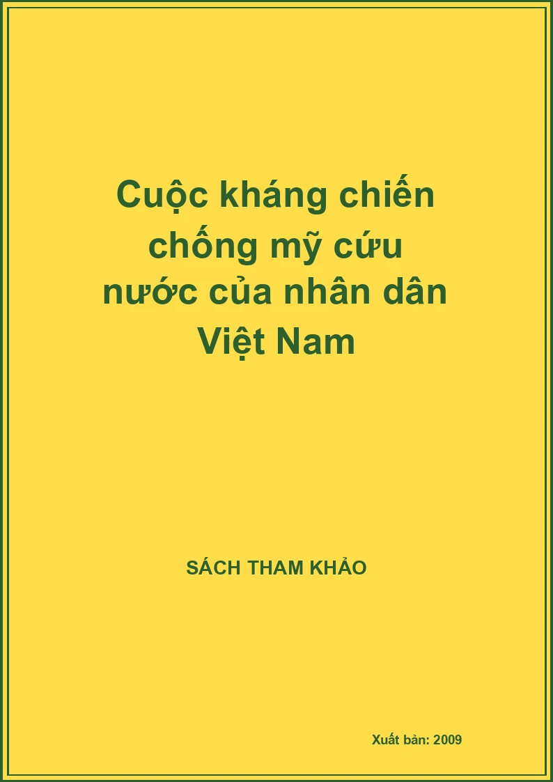 Cuộc kháng chiến chống mỹ cứu nước của nhân dân Việt Nam