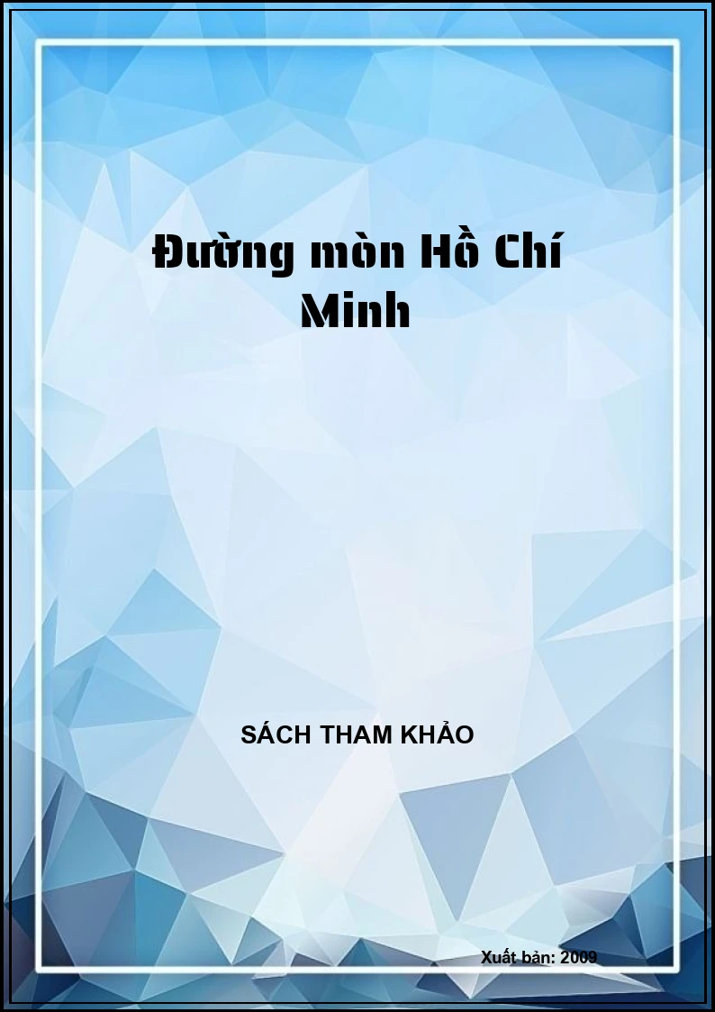 Đường mòn Hồ Chí Minh