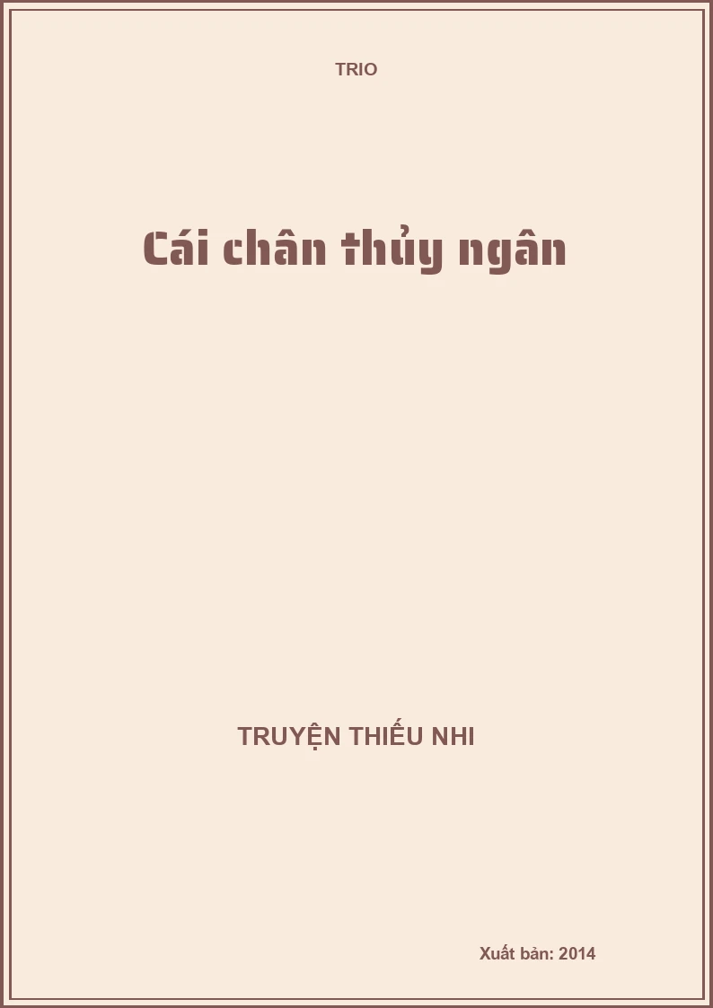 Cái chân thủy ngân