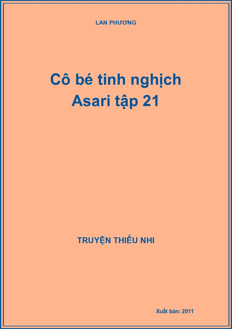 Cô bé tinh nghịch Asari tập 21