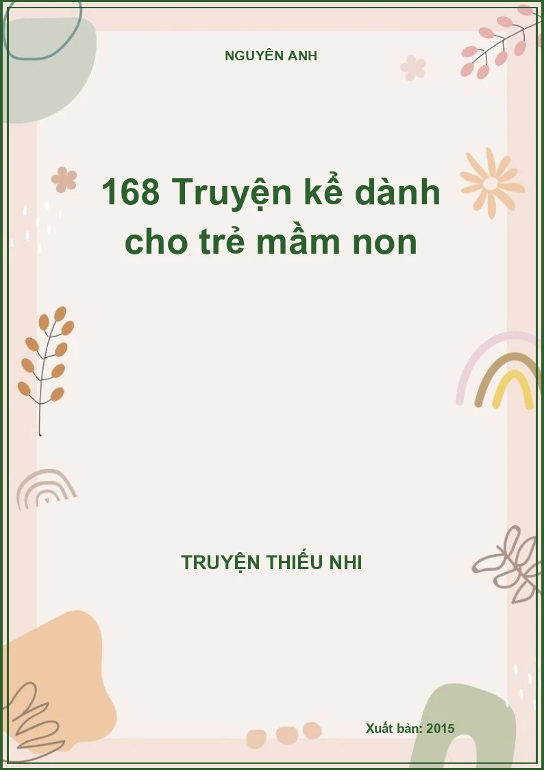 168 Truyện kể dành cho trẻ mầm non