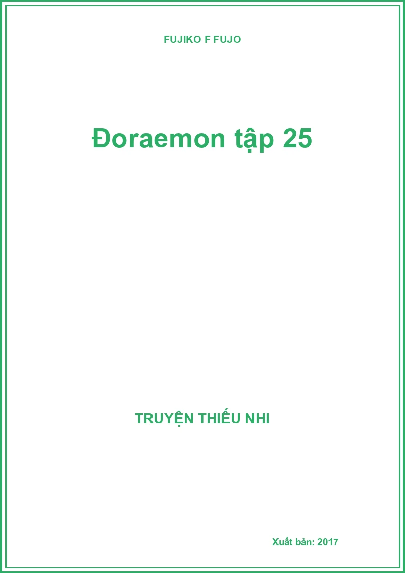 Đoraemon tập 25