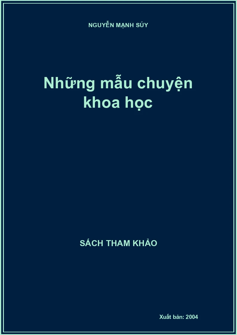 Những mẫu chuyện khoa học