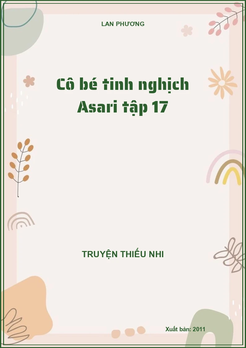 Cô bé tinh nghịch Asari tập 17