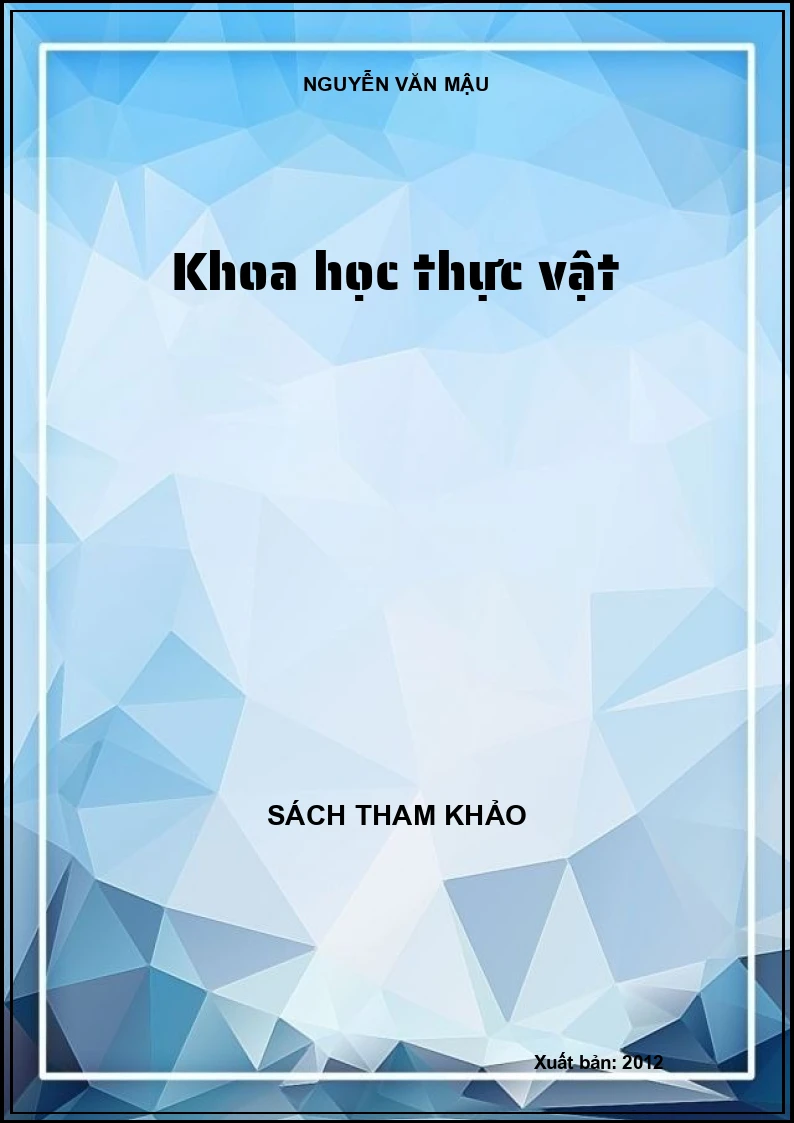 Khoa học thực vật