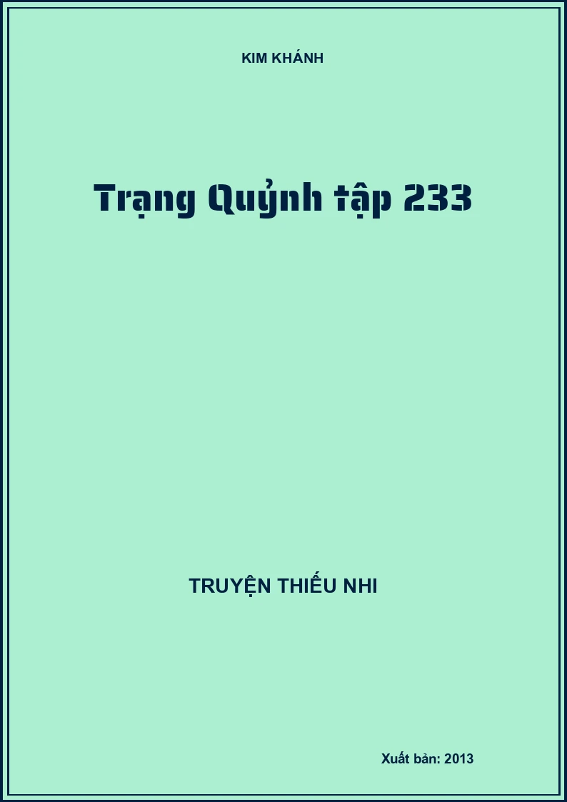 Trạng Quỷnh tập 233
