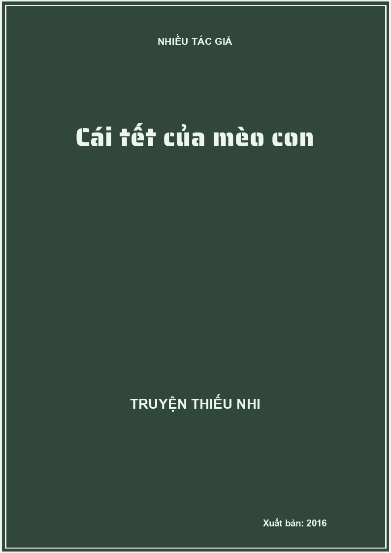 Cái tết của mèo con