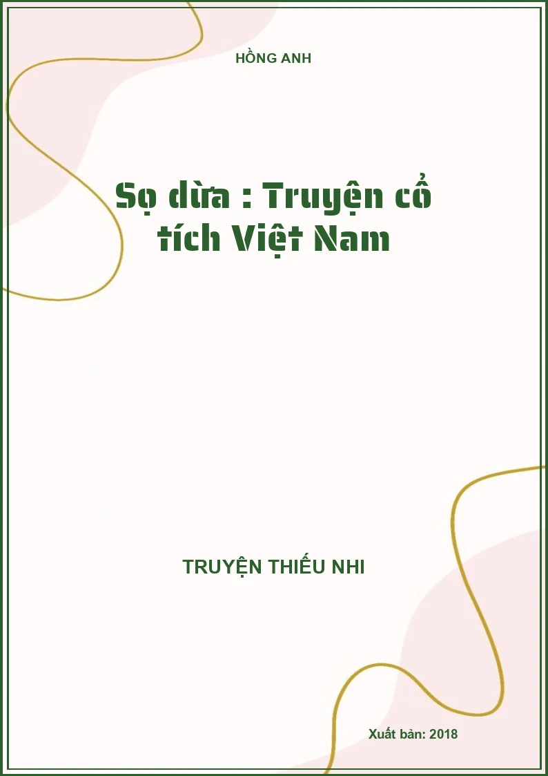 Sọ dừa : Truyện cổ tích Việt Nam