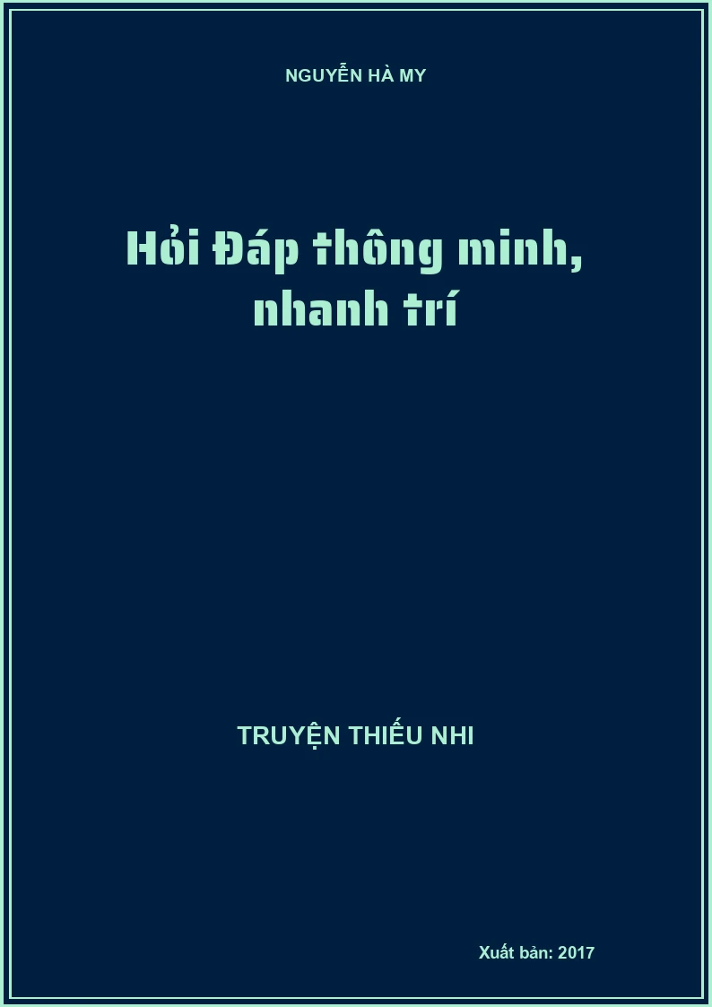 Hỏi Đáp thông minh, nhanh trí