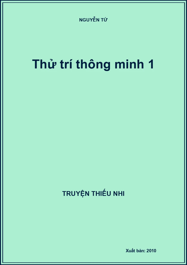 Thử trí thông minh 1