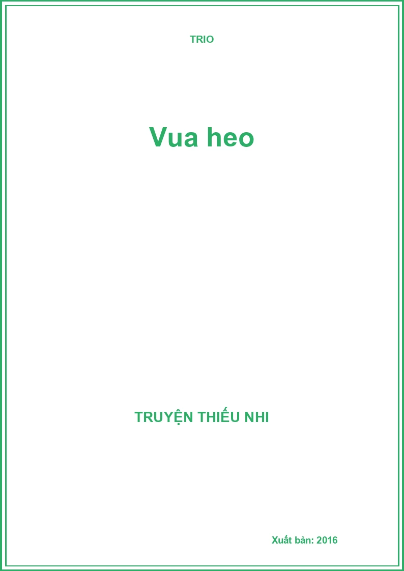 Vua heo