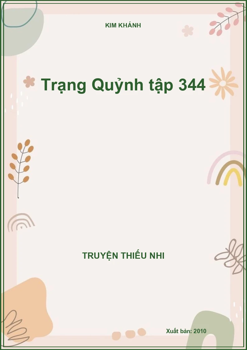 Trạng Quỷnh tập 344