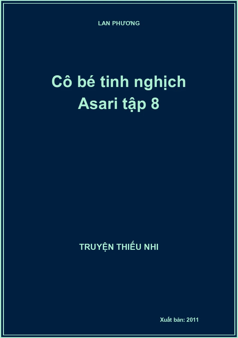 Cô bé tinh nghịch Asari tập 8