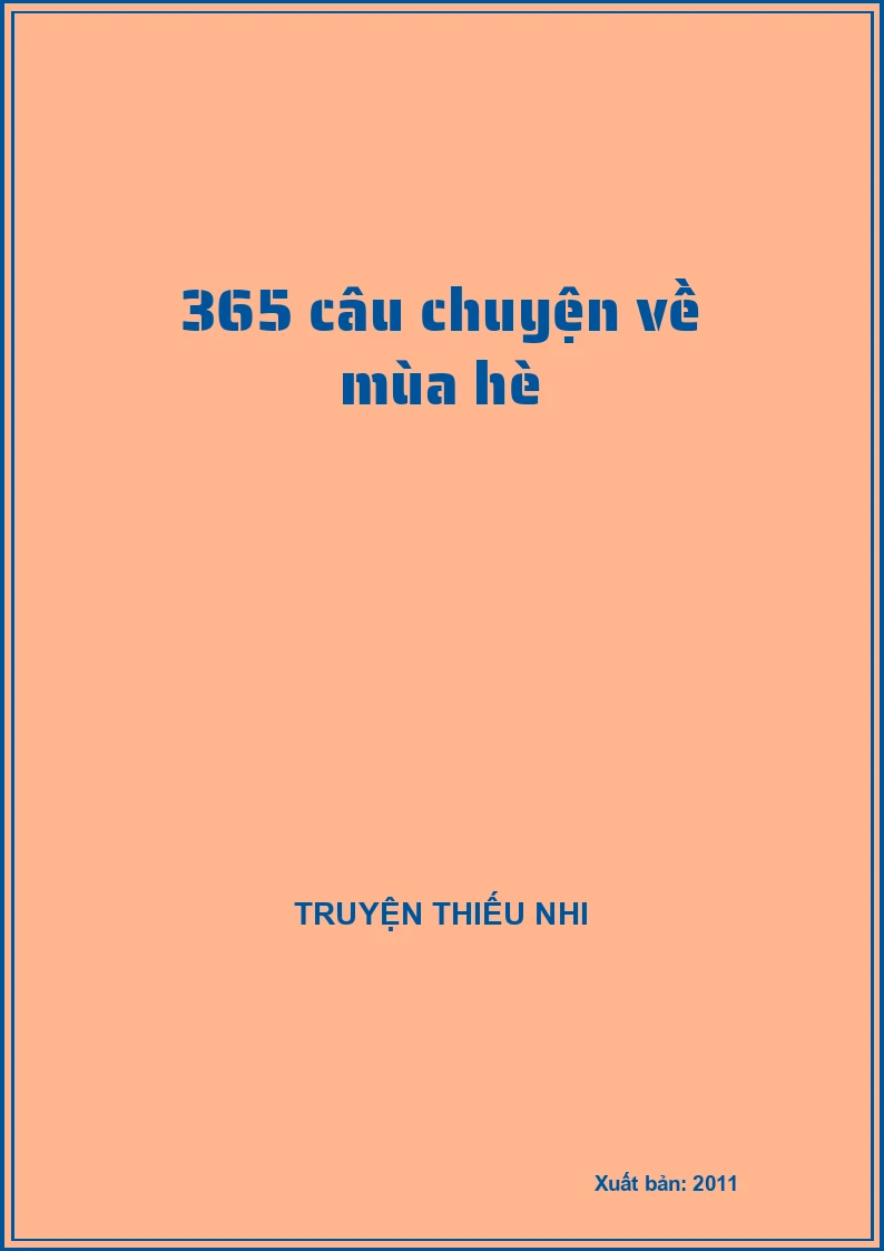365 câu chuyện về mùa hè