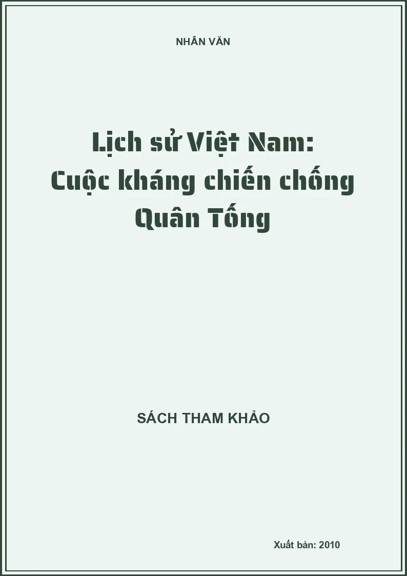 Lịch sử Việt Nam: Cuộc kháng chiến chống Quân Tống