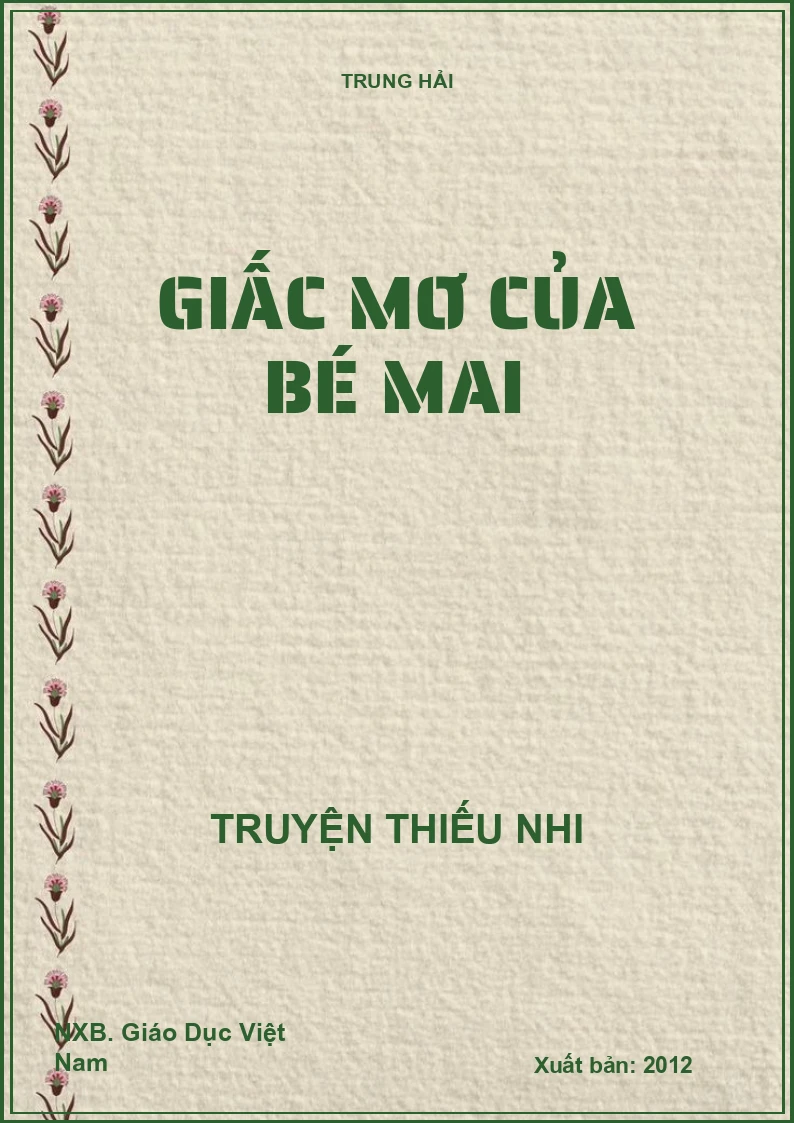 Giấc mơ của bé Mai