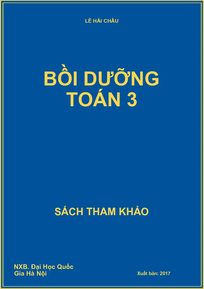 Bồi dưỡng Toán 3