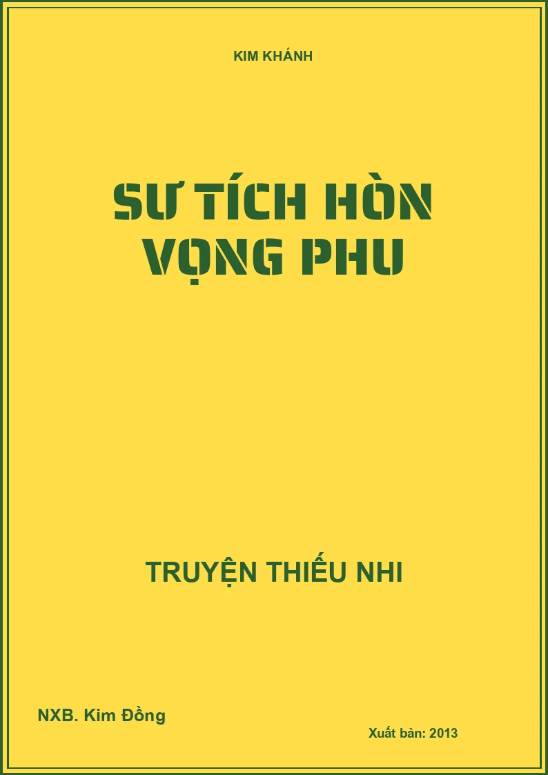 Sư tích hòn vọng phu