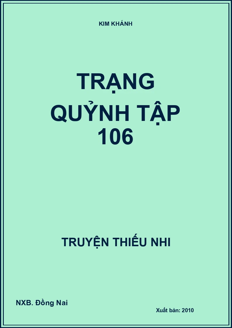 Trạng Quỷnh tập 106