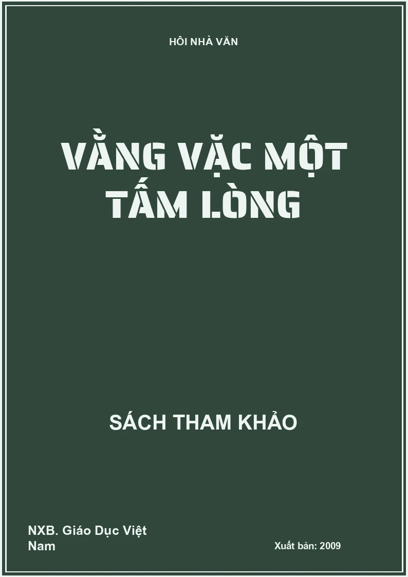 Vằng vặc một tấm lòng