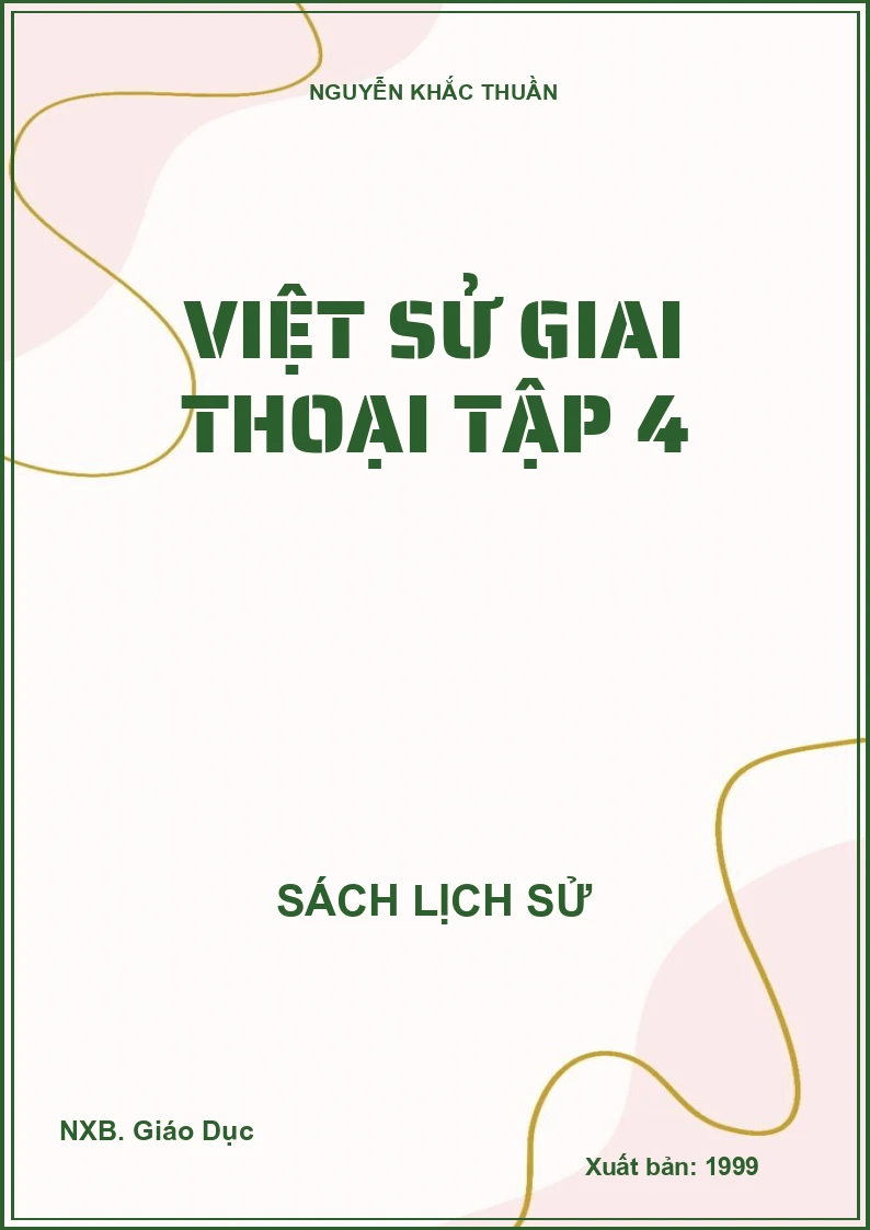 Việt sử giai thoại tập 4